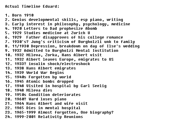 Actual Timeline Eduard